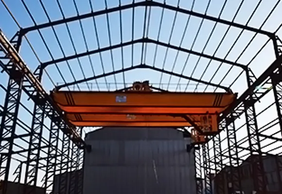 Flame proof crane